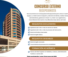 Concurso Externo Recepcionista