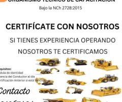 ¡CERTIFICADO PARA OPERADOR DE EQUIPOS,RIGGER Y CALIFICACIÓN DE SOLDADOR!