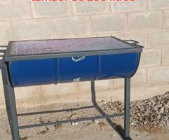 Se venden parrillas de tambor de 200 litros