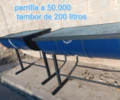 Se venden parrillas de tambor de 200 litros