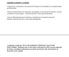 REALIZACION DE CURRICULUM VITAE Y TRAMITES SOCIALES