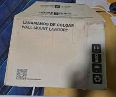 PEDESTAL DE BAÑO + LAVAMANOS NUEVO EN CAJA