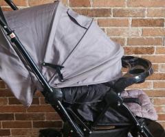 Coche y silla de comer