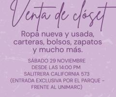 Venta de clóset!!!
