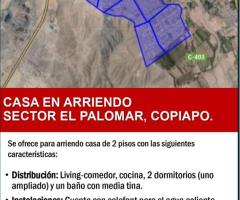 Casa en Arriendo en El Palomar, Copiapó