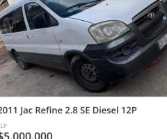 Venta de Furgón Jac