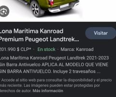 Vendo lona marítima para landtrek o hunter