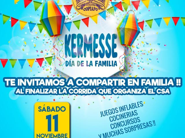 Invitación a Kermesse a toda la comunidad - 1