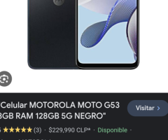 Vendo celular Motorola g53