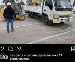Arriendo minicargador Horquilla/Balde y camion Plano 5000kg