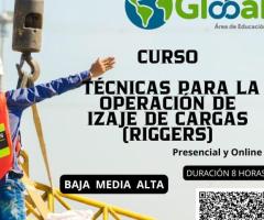 ¡CURSO CERTIFICADO DE RIGGERS,BAJA,MEDIA Y ALTA!