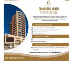 Concurso Mixto Recepcionista