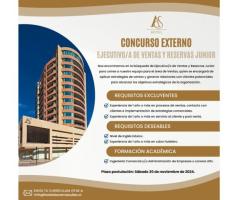 Concurso Externo Ejecutivo/a de Ventas y Reservas Junior