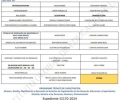 ¡CERTIFICADO PARA OPERADOR DE EQUIPOS,RIGGER Y CALIFICACIÓN DE SOLDADOR!